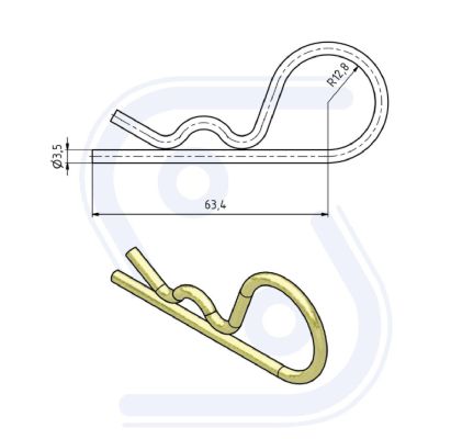 Federstecker für 905.000.093