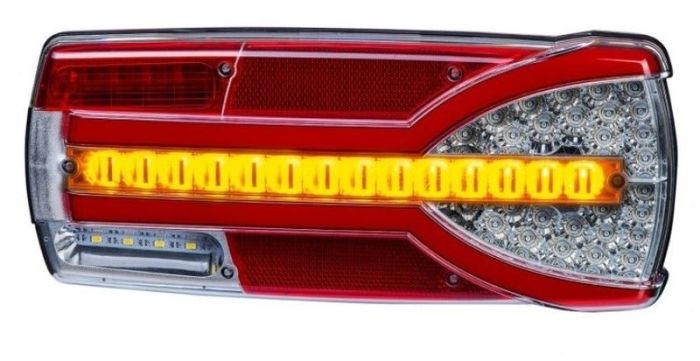Horpol Rechts | LED-Rückleuchte dynamischer Blinker | 12-24V | 7-Pin Amp-Stecker