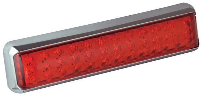LED Autolamps Rückleuchte Links oder Rechts (Universell) Slimline | 40Cm Kabel | 200 x 50 x 28mm | Aufbaumontage | Bremslicht Blinklicht Rücklicht | 160mm | IP67 | 12/24 V | CE, ECE-R10 / R7
