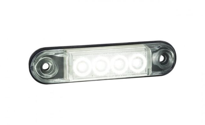 Horpol LED-Markierungsleuchte Amber Mit Halterung | 12-24V | 50Cm. Kabel