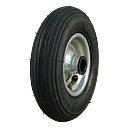Kings Tire Luftreifen + Rad 200X50 V-5501 + 1.25X3.8 (200X50) ET0 Kugellager 20 NL60 Stahl Silbergrau