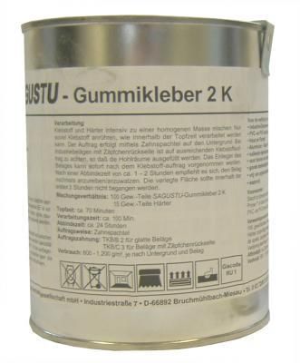 Gummikleber 2-Komponenten-Behälter 860G inkl. Härterbehälter 140 g