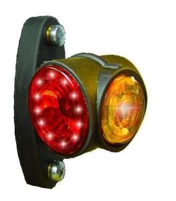Umrissleuchte Pro-Superpoint III LED 12/24V. 1.75 m Kabel