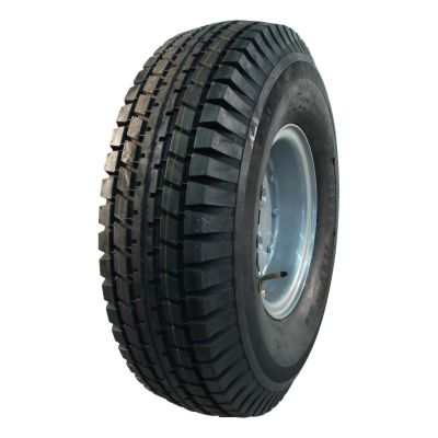 Kings Tire Luftreifen + Rad 6.00-9 V-6509 10Pr + 4.00E-9 Et0 94/140/5 95 L Stahl Grau