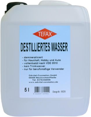 Destilliertes Wasser 10 Liter/10 kg