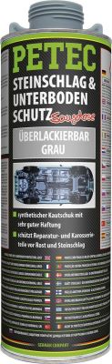 Petec Steinschlag- und Unterbodenschutz. überlackierbar. grau
