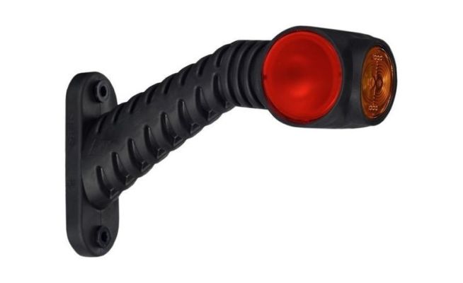 Horpol LED-Umrissleuchte Rot/Weiß/Orange | 12-24V | 50cm Kabel | 175 x 125 x 55 mm