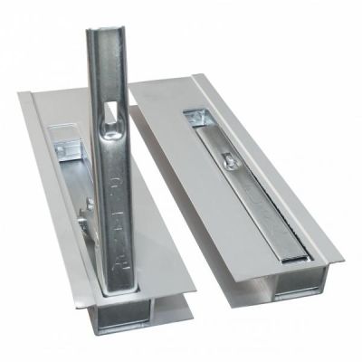 Novio Bordwandverschluss - Aluminium mit Stahlgriff (verzinkt)