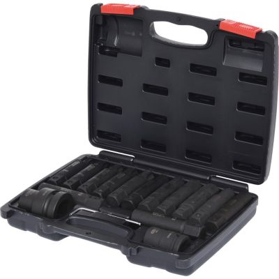 KS TOOLS 3/4" Impact-Bit- und Kraft-Steckschlüsselsatz, 16-teilig