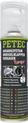 Petec Ansaugsystem. Drosselklappen- und Vergaserreinigerspray