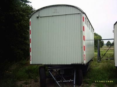 Anhänger-Warnwinkel rot/weiß L 2 m lackiertes Stahlblech