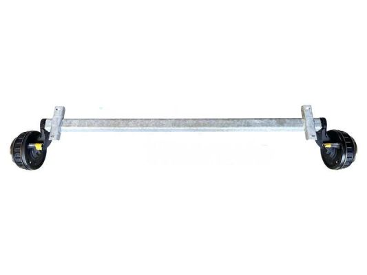 R & Co. FZT Gebremste Achse 1000 Kg 100*4 RB