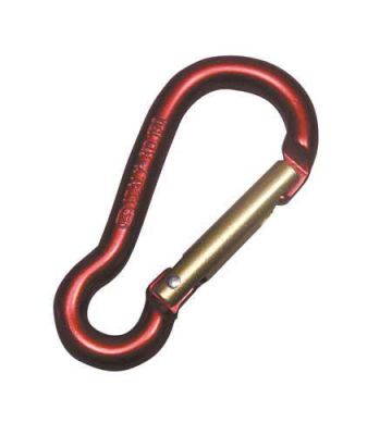 Feuerwehr-Karabinerhaken. verzinkt. DIN 5299C. 40 X 4 mm