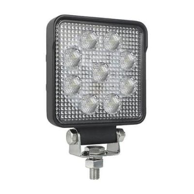 Tralert Arbeitsleuchte Ip69K 9 X 1.5 Watt Osram Led'S 400mm Kabel mit Deutsch-Stecker 10/30V (Spannungsspitzenfest bis 36V) 13.5 Watt