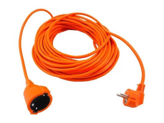 Verlängerungskabel Garten Orange 2x1.0 Mm2