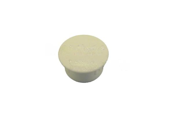 Kunststoffstopfen für Ankerplatte (250) 15 mm Weiß / Schwarz