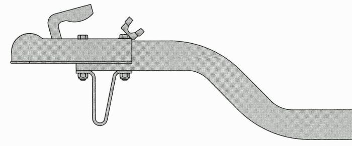AL-KO Vierkant-Deichselholme 60 mm gekröpft bis 750 kg