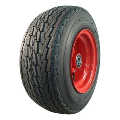 Kings Tire Luftreifen + Rad 16.5X6.5-8 Kt-705 6Pr + 5.50Bx8H2 Et0 Nl100 73 M Stahl Rot