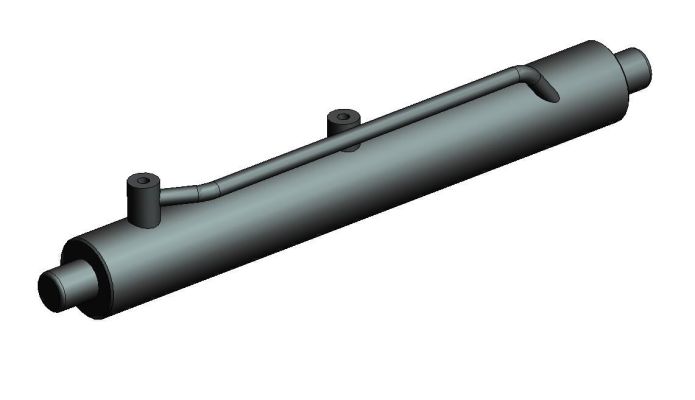 FAD Lenkzylinder doppeltwirkend 30Mm 60Mm 100 ausgefahrene Länge 719