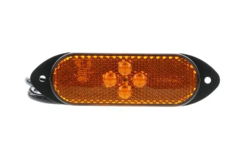 Vignal LED-Seitenmarkierungsleuchte | 126x36x15 | 110mm | Orange | 150Cm Kabel 1.5mm² Superseal-Stecker | IP67 | 24 V