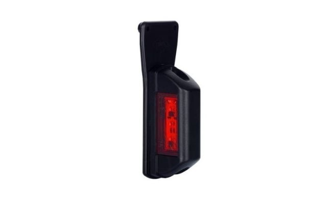 Horpol LED-Markierungsleuchte Rot | 12-36V | 50cm Kabel