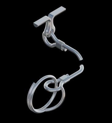 Drahtseil mit Splint und Ring