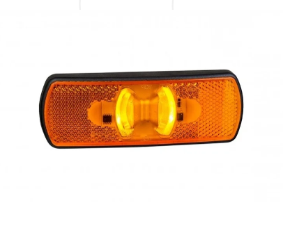 Horpol LED-Seitenmarkierungsleuchte Neonorange 0.5M Kabel, offenes Ende 12-24V
