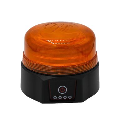 247 Rundumleuchte Orange Magnetfuß Wiederaufladbar