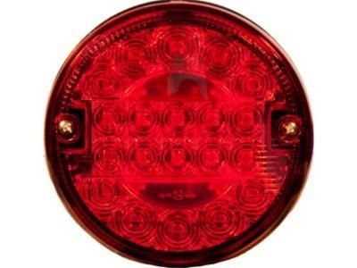 Nebelschlussleuchte LED rot 24V. rund
