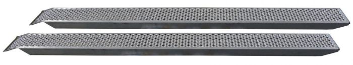 Auffahrschienen Aluminium. 2500x260 mm. mit Zapfen. 4000 kg pro Paar. gerade