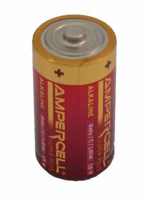 Ampercell Batterie 1,5 V - 2 Stück Baby Longlife