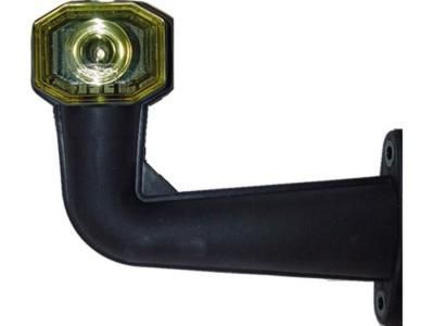 Umrissleuchte LED Superpoint rot/weiß. 90° gebogen. 24V