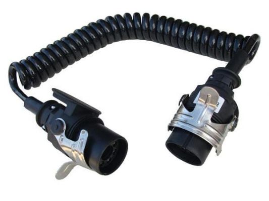 EBS-Spiralkabel. 24 V. 4.0 m 2 Stecker. 7-polig