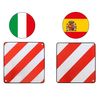 Alu-Warnschild für überstehende Ladung (Italien+Spanien)