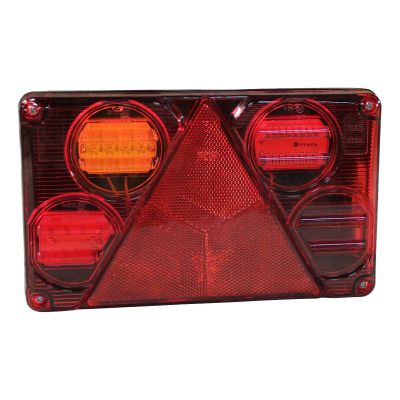 WAS Rückleuchte 393 - LED 12V - 24V - Links 5 Pin'S Bajonett