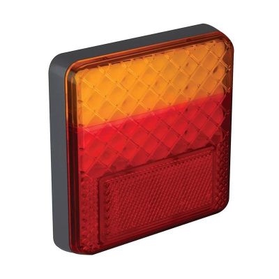 LED Autolamps Rückleuchte Universal Aufbau Bremslicht Blinker Rücklicht Rechteckiger Reflektor