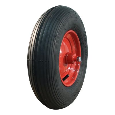 Kings Tire Luftreifen + Rad 4.80/4.00-8 V-5501A 2Pr + 2.50Ax8 Et0 Stahl Rot