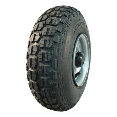 Kings Tire Luftreifen + Rad 4.00-6 V-6632 4Pr + 4.50Ax6 Et0 Nl88 A3 Stahl Grau
