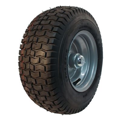 Kings Tire Luftreifen + Rad 16X6.50-8 V-3502 4Pr + 5.50Ax8H2 Et0 Nl73 Stahl Grau für Land- und Gartenbau