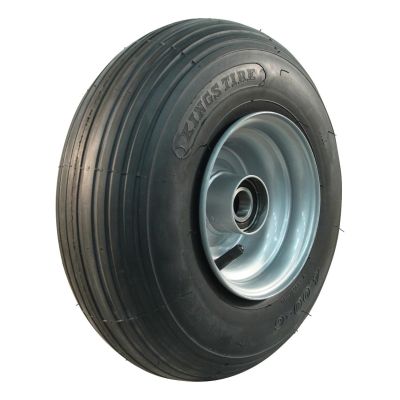 Kings Tire Luftreifen + Rad 4.00-6 V-5501 4Pr + 4.50Ax6 Et0 Nl75 54 A3 Stahl Grau