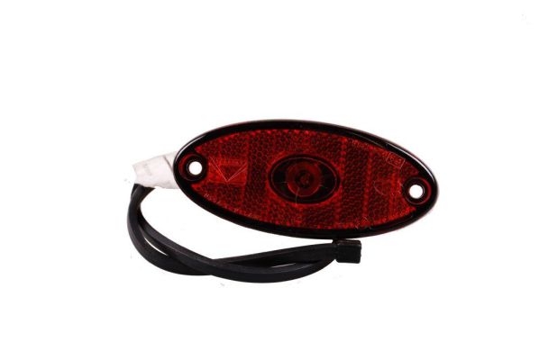 Aspock Umrissleuchte Flatpoint II LED Rot DC Kabel 50cm
