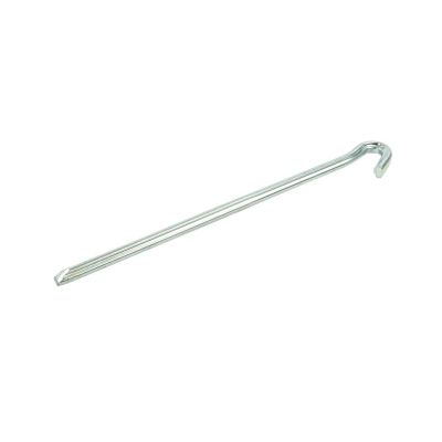 Felsbodenhering, Metall dreieckig, 230 mm lang