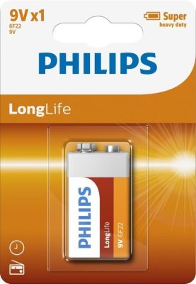 Philips Batterie 6LR61 9V Blisterverpackung