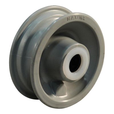 Novio Rad 1.25X3.8 (200X50 + 7 X 1 3/4) Rollenlager Ø20 Nl60 Kunststoff Grau