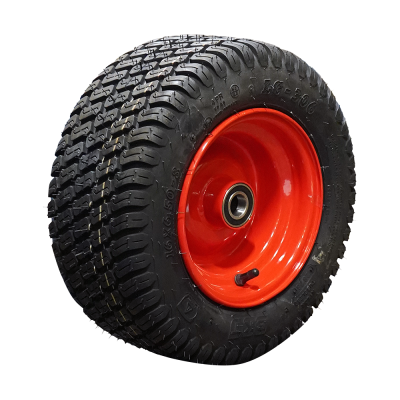 BKT Luftreifen + Rad 16X6.50-8 Lg-306 4Pr + 5.50Bx8H2 Et0 Nl100 Stahl Rot