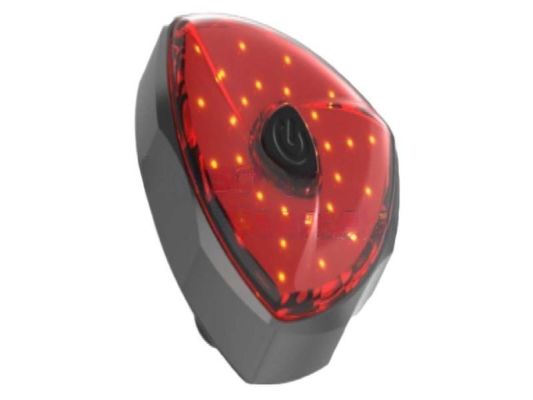 Fahrrad-Rücklicht mit Bremslicht 0.5Ah