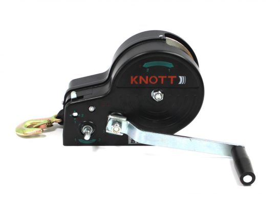Knott Seilwinde 900 Kg mit Gurt 7 Mtr.