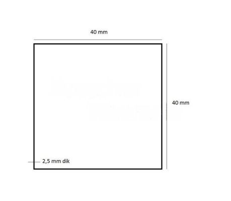 Aluminium Kastenprofil 30*30*3 / 40*40*2.5 ELOX Rohr Quadrat
