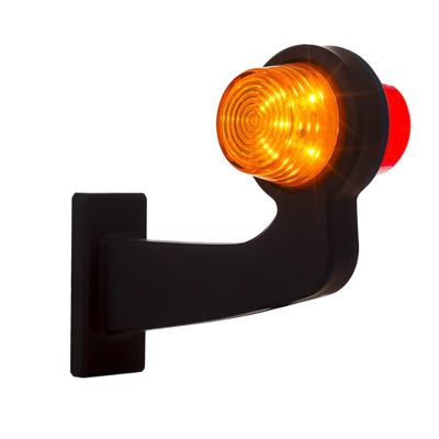 Horpol LED-Pendelleuchte | Abgewinkelter Stiel | Klare/Matte Linse | 12-24V | 192.5 x 168 x 87 mm