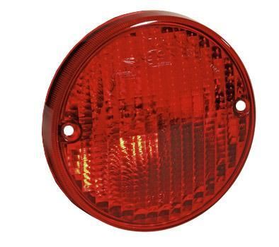 Aspock Aspöck Nebelschlussleuchte - Ersatzglas rot rund